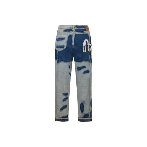 EVISU Jeans Men Denim Blue