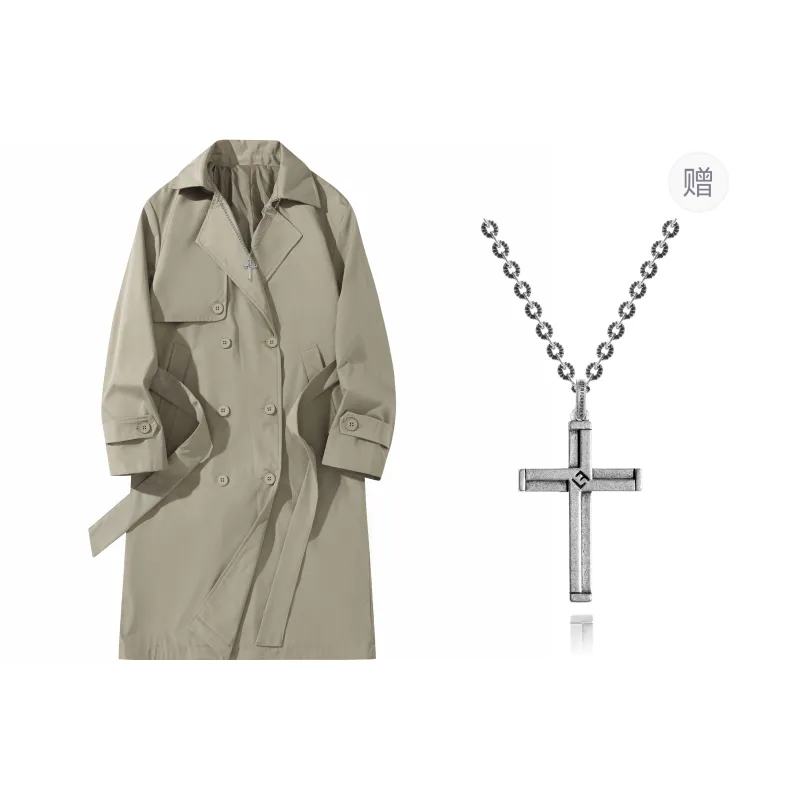 A.X.S.K x Lost N Forbidden Trench Coat Unisex-7
