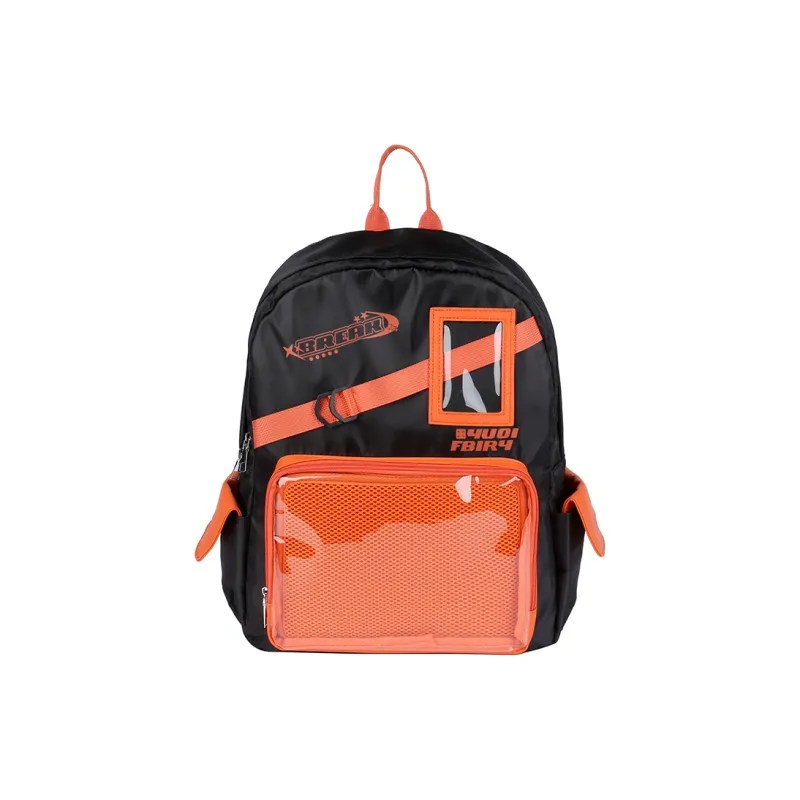 Kaka Tree Nylon Ita Bag Backpack Unisex Multicolor-0