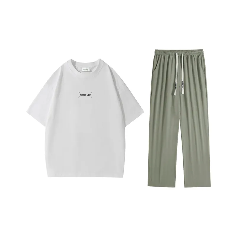 WARNING LIGHT Casual Pants Unisex-58