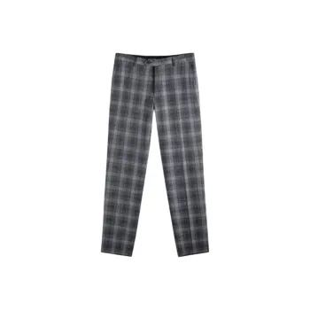GXG Suit Trouser Men's Black Gray Plaid