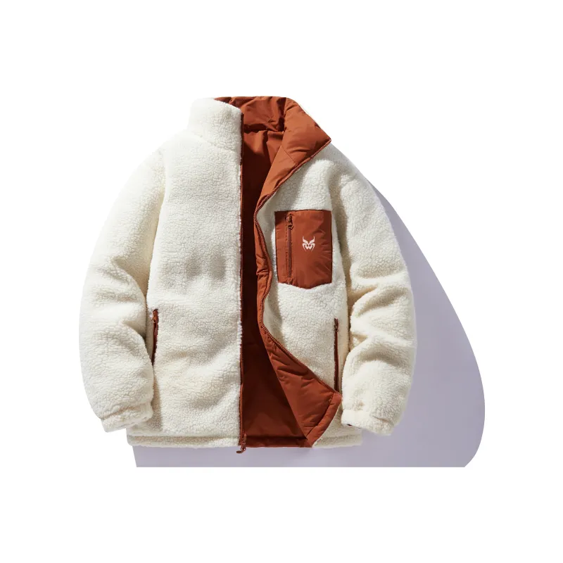 ZMOH Sherpa Puffer Jacket Unisex Couple's-9