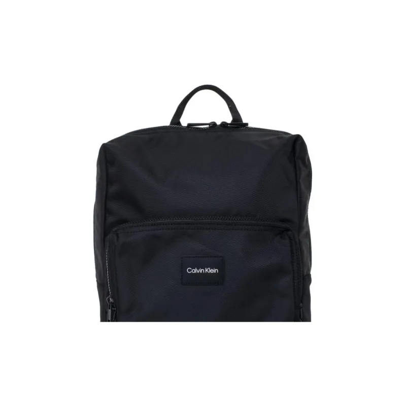 CALVIN KLEIN Fabric Backpack Small Size Men's Black-3