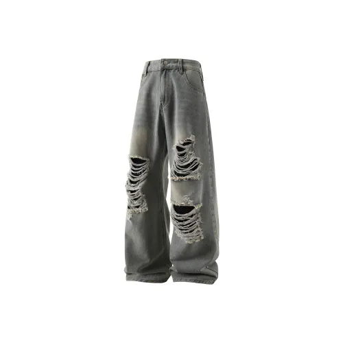 JUNGLE PANDA Jeans Unisex Black