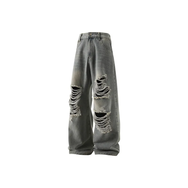 JUNGLE PANDA Jeans Unisex Black-8