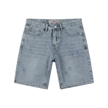 Tonlion Denim Shorts Men's Light Blue