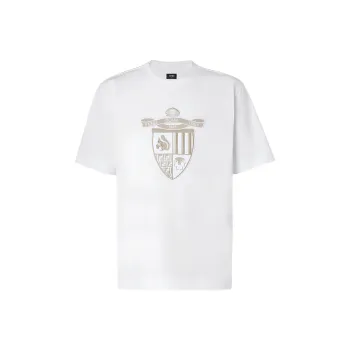 FENDI Logo Detailed Crewneck T Shirt