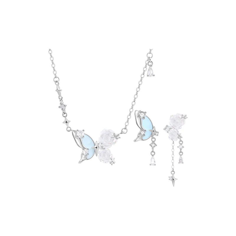 Lao Feng Xiang S925 Silver Necklaces Women's-6
