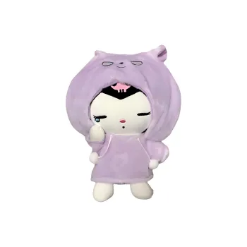 Sanrio Kuromi Baku Headset Crying Style Dolls Plush Doll