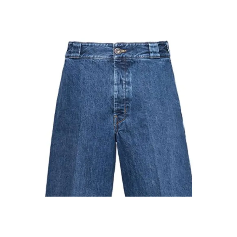 PRADA Denim Shorts Men Blue-4