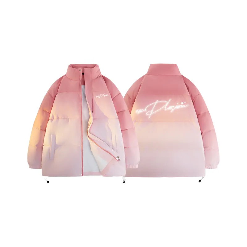 Warrior Huichao Open Ended Smile Collection Puffer Jacket Unisex-12