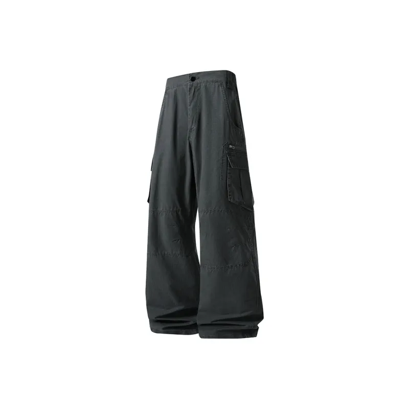 ADOONGA Cargo Pants Unisex Black-6