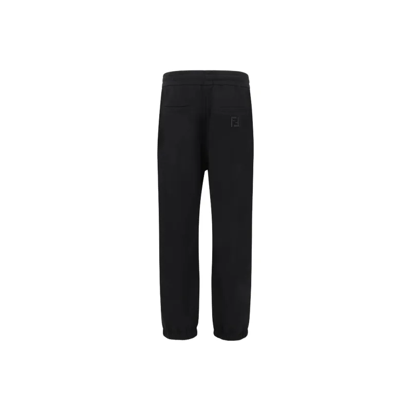 FENDI Logo patch Track Pants-1
