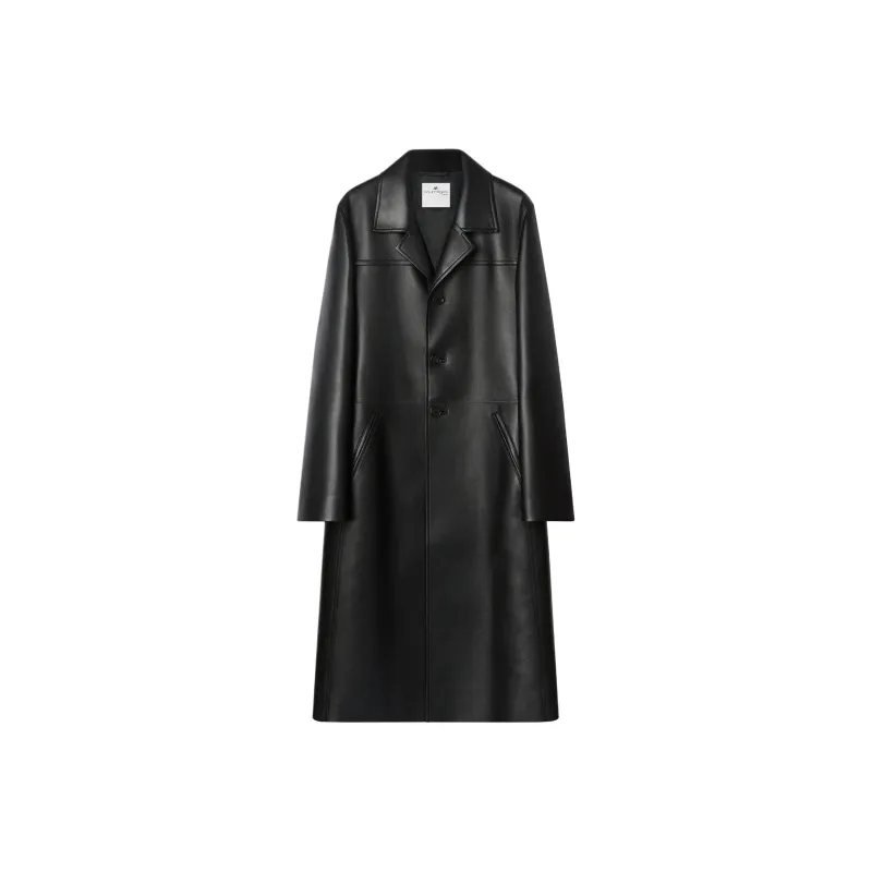 COURREGES Leather Coat-0