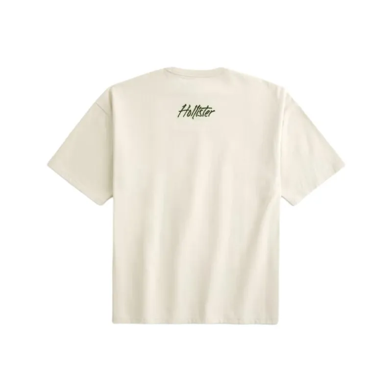 Hollister T Shirts Men White-1