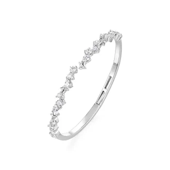 KADER 999 Fine Silver Bangles Women's Silver