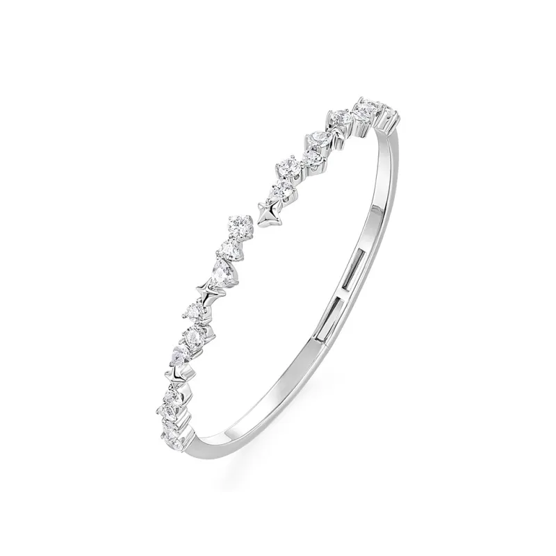 KADER 999 Fine Silver Bangles Women's Silver-0