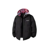 Black[Windproof Thickened Placket Style]