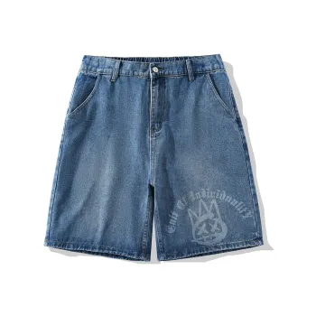 CULT OF INDIVIDUALITY Denim Shorts Unisex