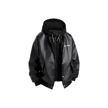 David Bakken Leather Jacket Unisex Black