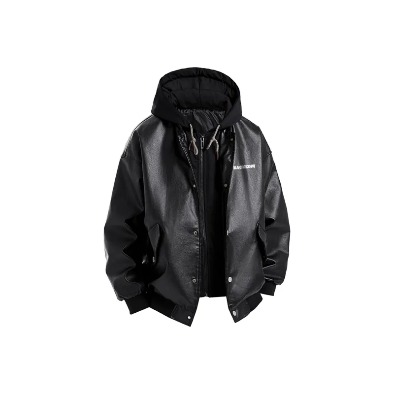 David Bakken Leather Jacket Unisex Black-0