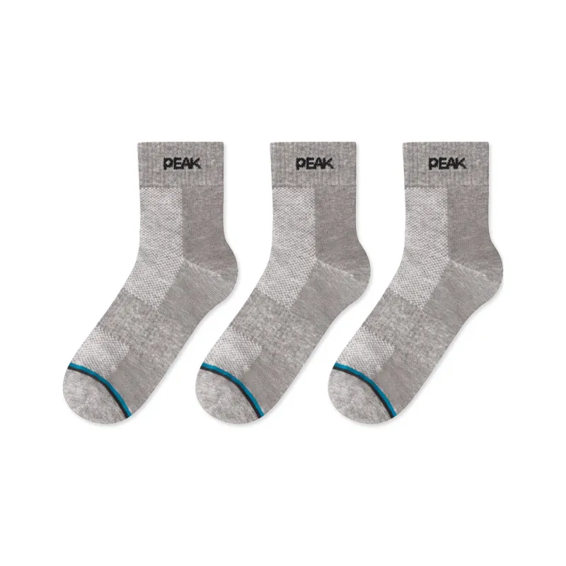 PEAK Mid Calf Socks Unisex 3 Pack-8