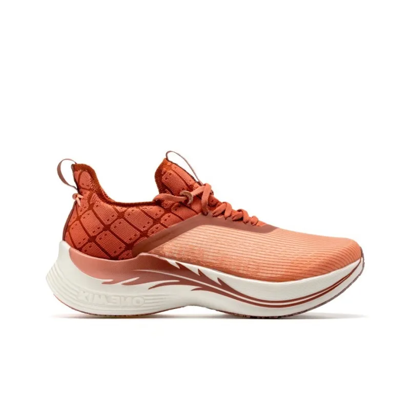 ONEMIX Light Nails Running Shoes Unisex Terracotta Army Red-1