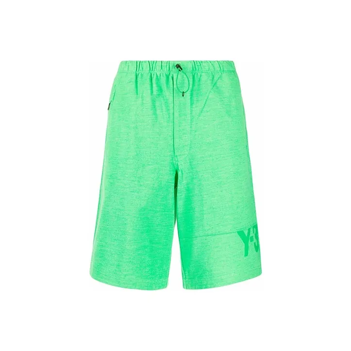 Y 3 Casual Shorts Men Green-0