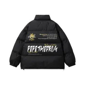 Pepe The Frog Puffer Jacket Unisex
