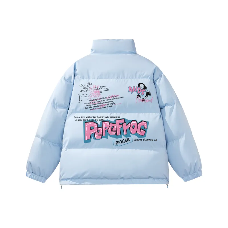 Pepe The Frog Puffer Jacket Unisex-4
