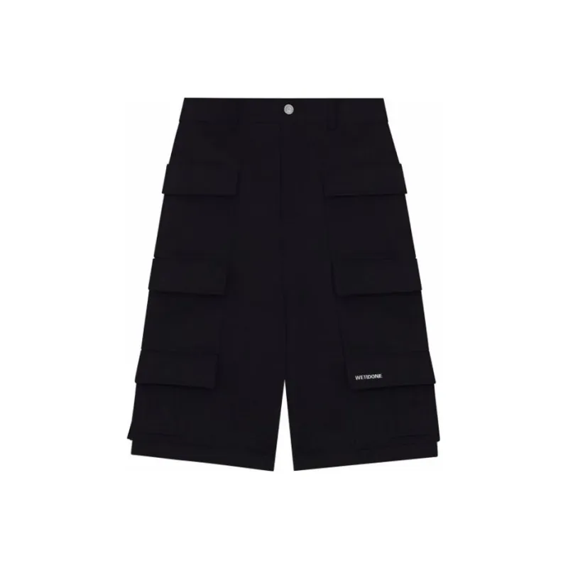 WE11DONE Cargo Shorts Men's Black-0