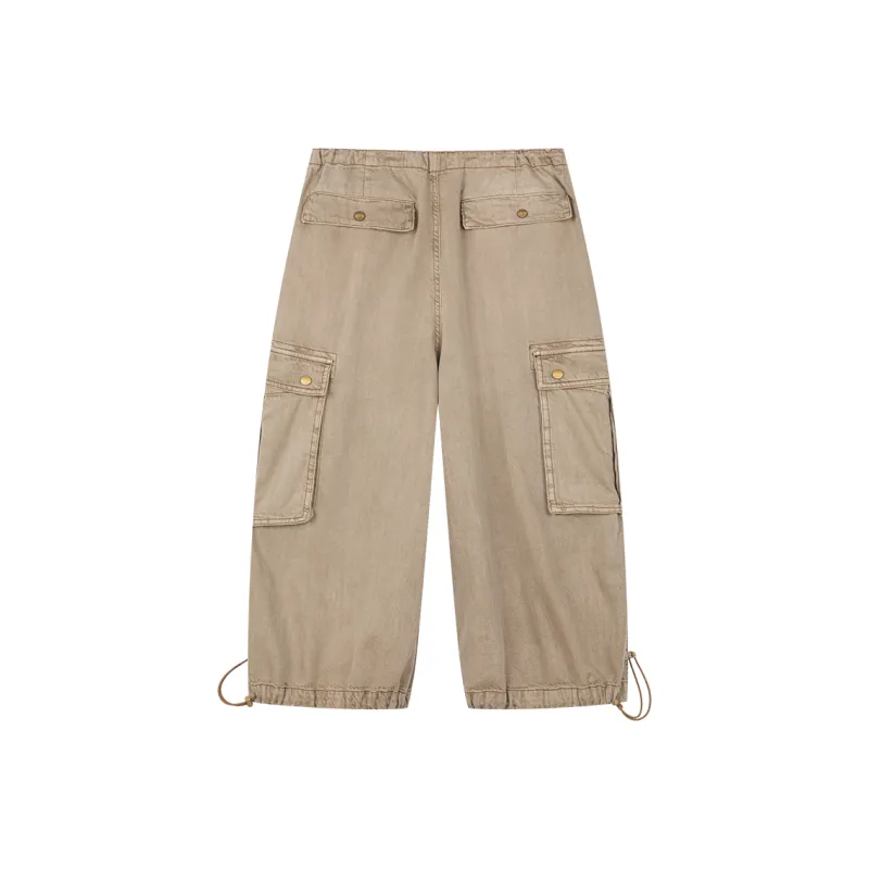 UOOYAA Cargo Pants Women's Khaki-1