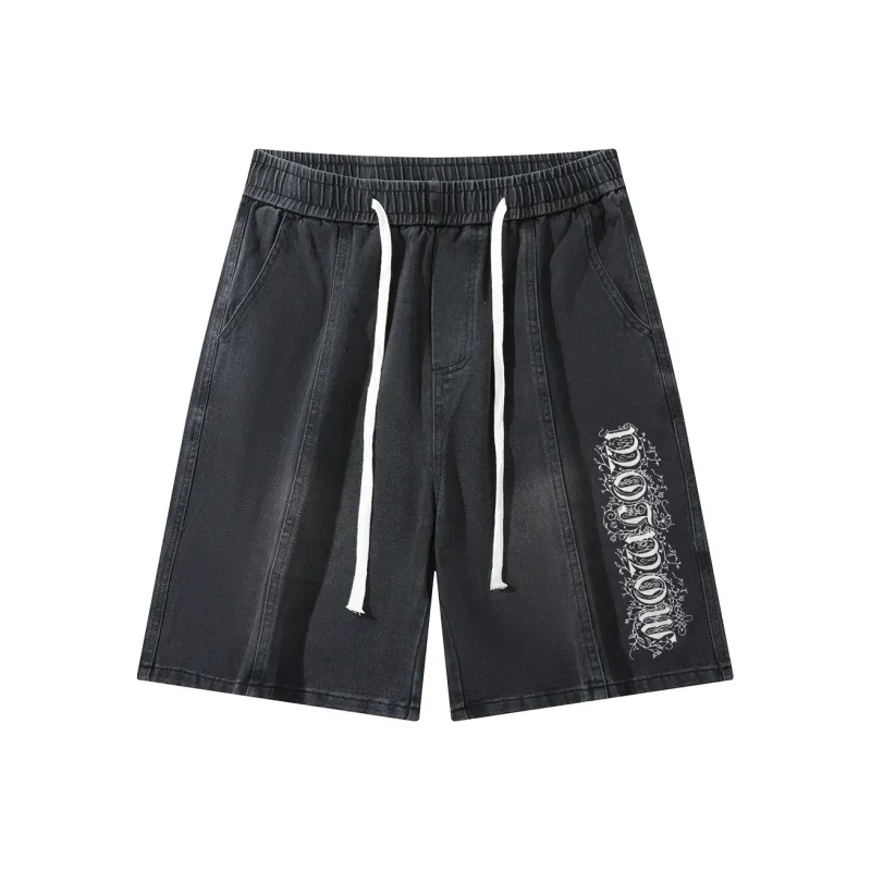 Mowlow Denim Shorts Unisex-0