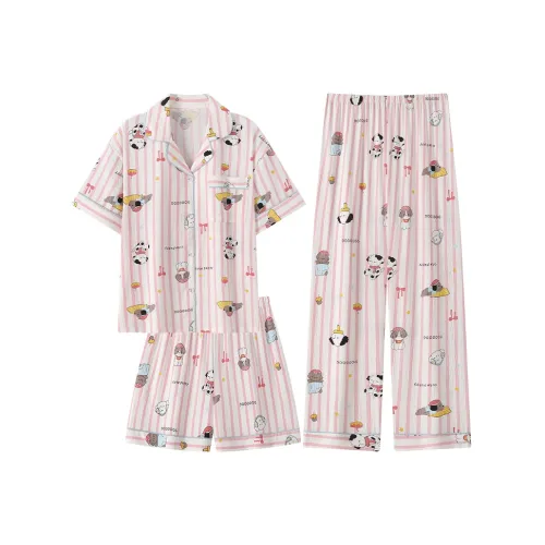 XIAFENYAN Pajama Set Women's Pink