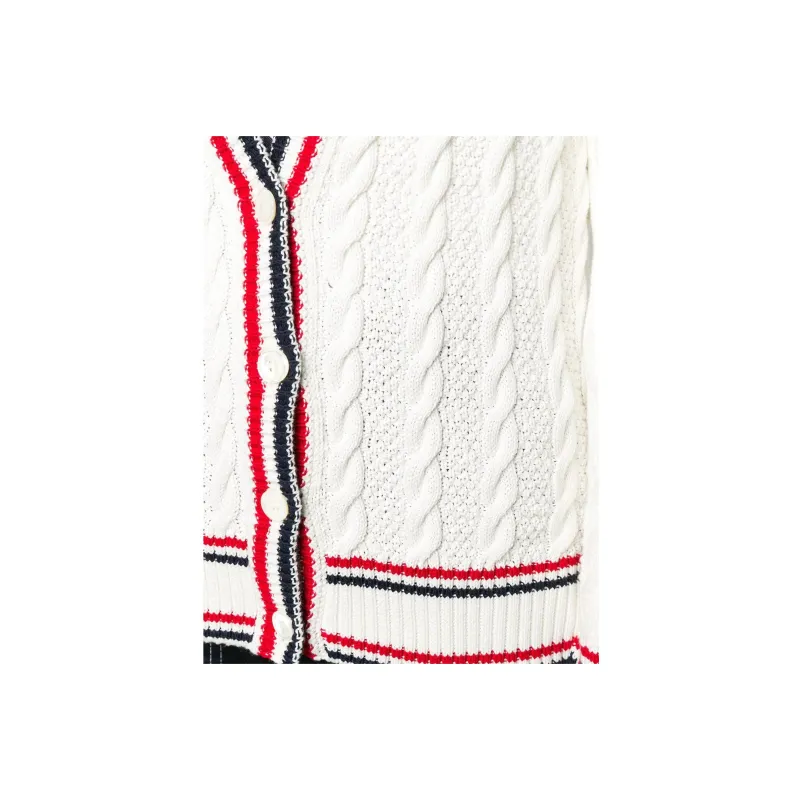 THOM BROWNE· SS21 Knitwear Women's Beige-4