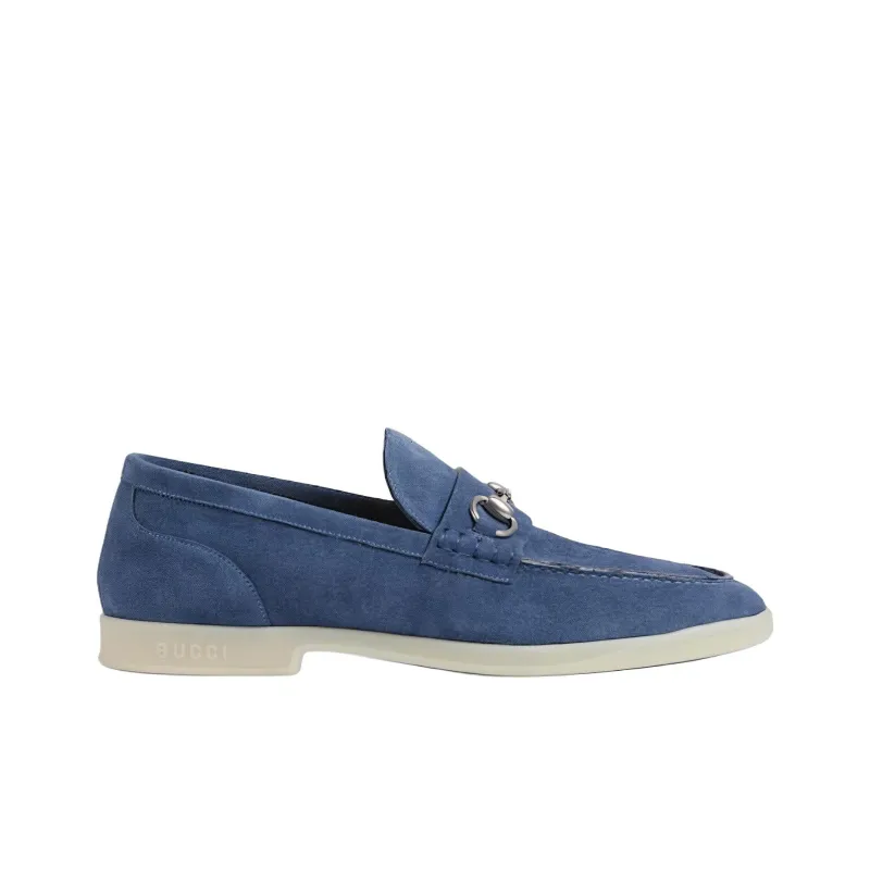 GUCCI Loafers Men Blue-1