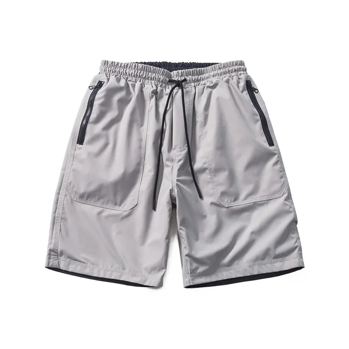 VERAF CA Casual Shorts Unisex Navy Blue Gray-2