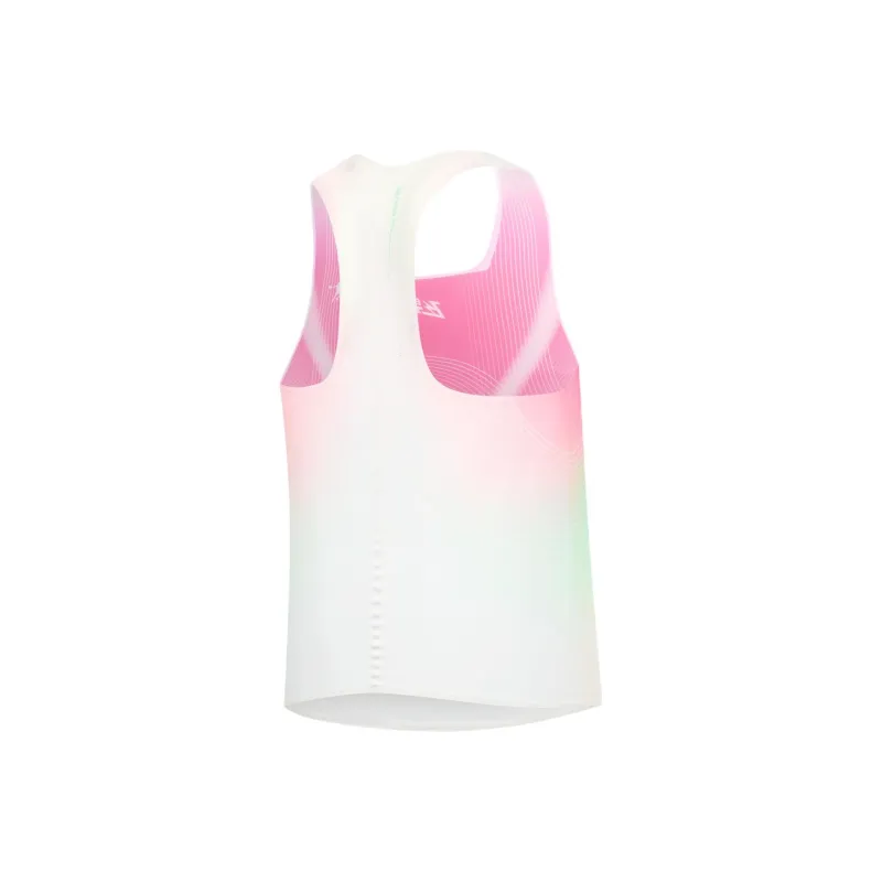 QIAODAN Feiying Tank Top Men's Neon Pink Print-1