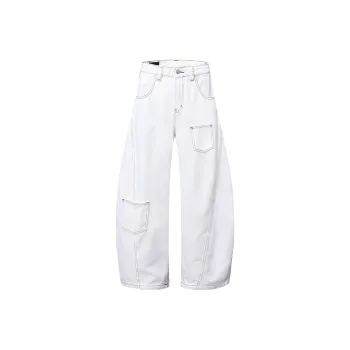 GBXM Jeans Unisex White