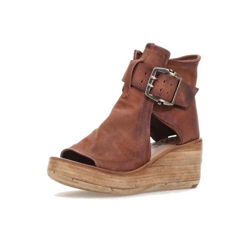 AirStep Noa Roman Sandals 6.5cm Women's Brown-1