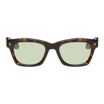 BONNIECLYDE Acetate Square Sunglasses Men's Tortoiseshell