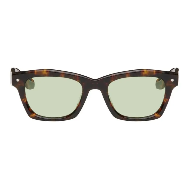 BONNIECLYDE Acetate Square Sunglasses Men's Tortoiseshell-0