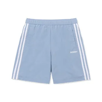 Nerdy Casual Shorts Unisex Sky Blue