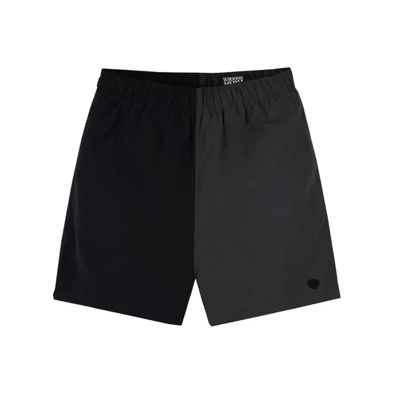 Whoosis X MR.ENJOYDA MONEY Casual Shorts Unisex Black-0
