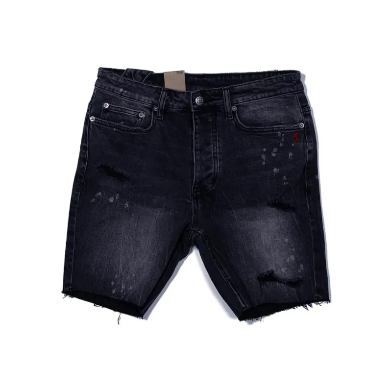 Ksubi Denim Shorts Men Black-0