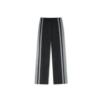 WILD LEADER Casual Pants Unisex Black