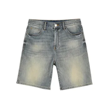 JACK JONES· Denim Shorts Men's Medium Blue Denim