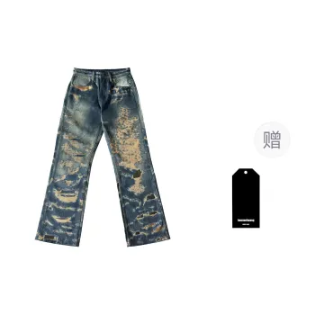 Haonanhuang Jeans Unisex Blue