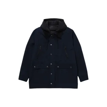 LACOSTE Puffer Jacket Men's Marine Blue