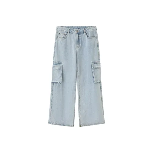 Suamoment Fall American Vintage Casual Trendy Workwear Pants Unisex